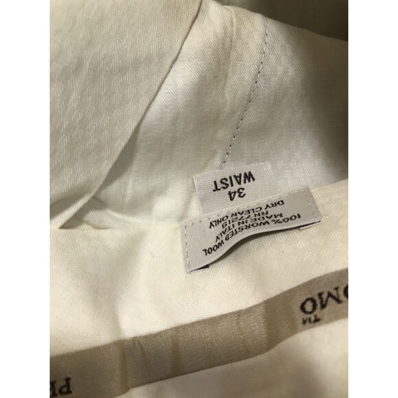 3 Pair Pronto Uomo Men's Suit Dress Pants Size 34 2 NWT Black 1 Grey Wool - Picture 5 of 14